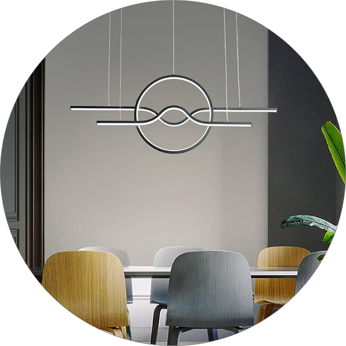 لوستر مدرن سقفی خطی کد 0008