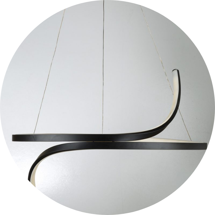 لوستر مدرن سقفی طرح پروانه ای سایز 55 سانتی کد 00868