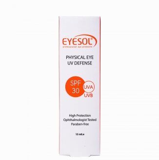 ضدآفتاب SPF30 دور چشم آیسول بی رنگ (15 میل)