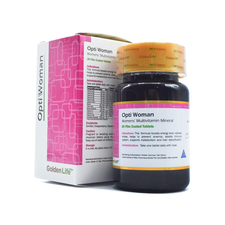قرص اپتی وومن گلدن لایف (60 عددی)