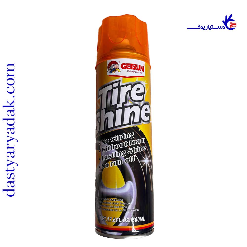 اسپری درخشان کننده لاستیک Getsun