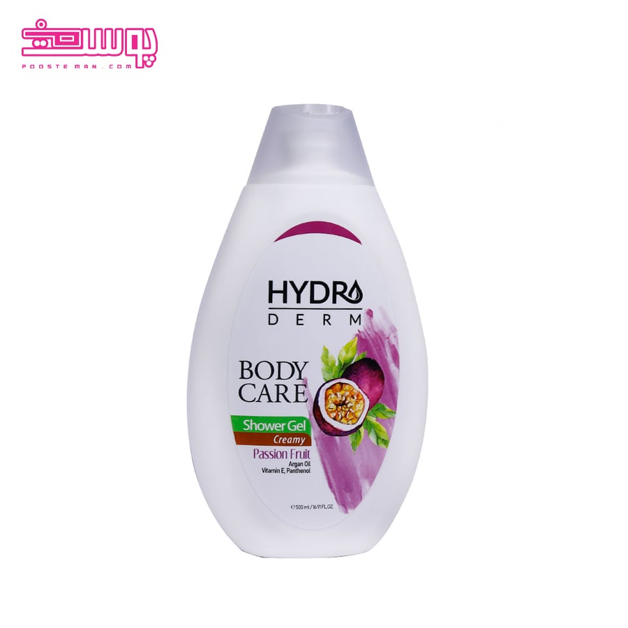شامپو بدن کرمی هیدرودرم مدل پشن فروت حجم 500ml