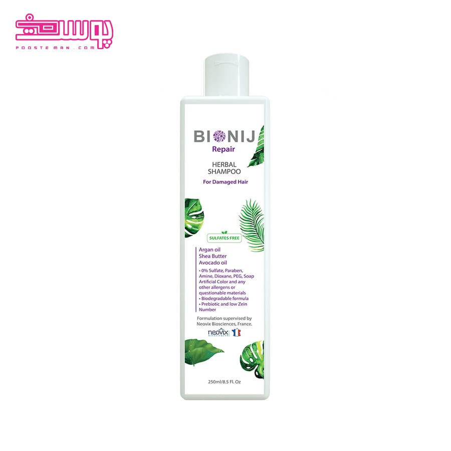 شامپو موهای آسیب دیده بیونیج مدل Repair حجم 250ml