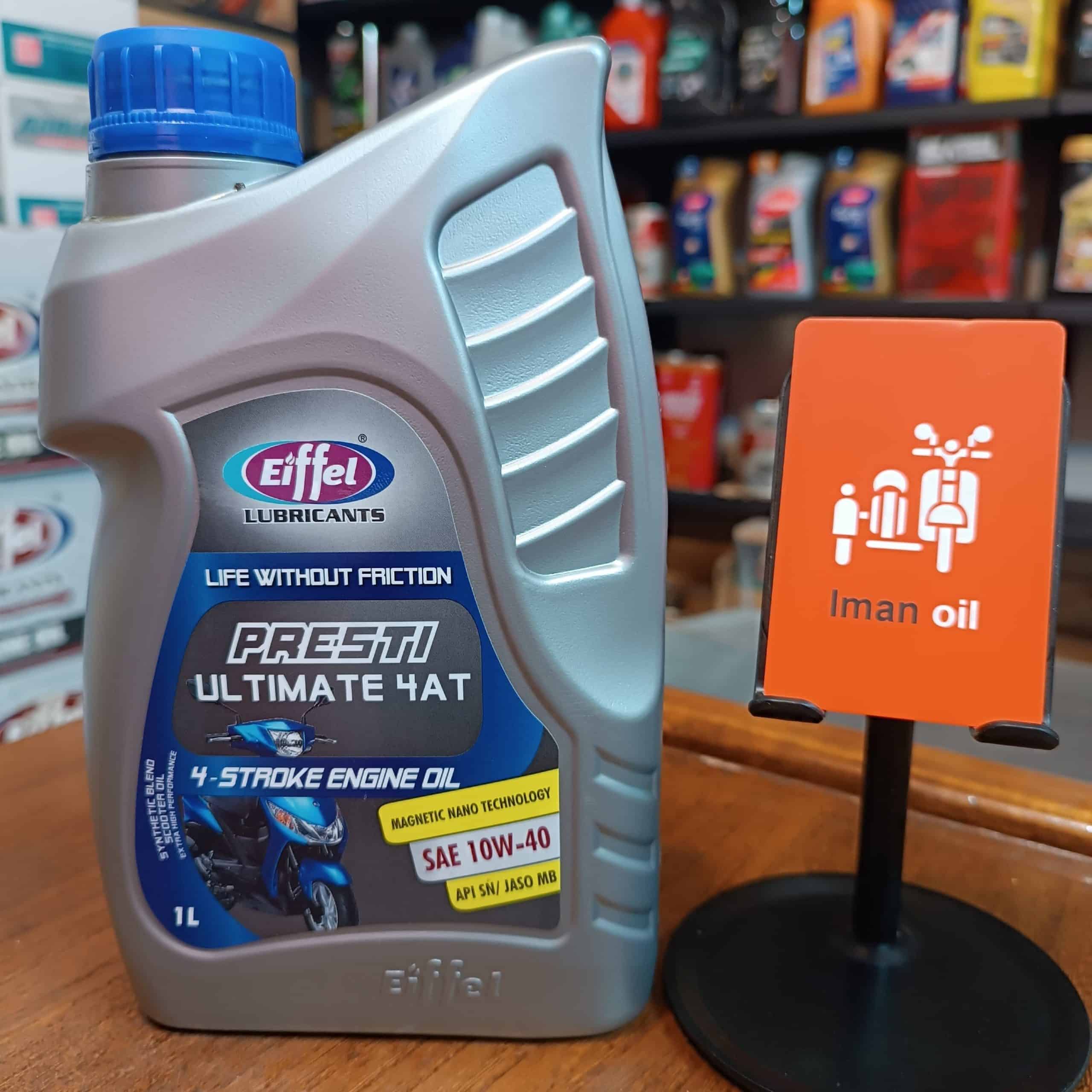 روغن موتورسیکلت ایفل Eiffel 10W40 SN 1L MB Semi Syn پس کرایه