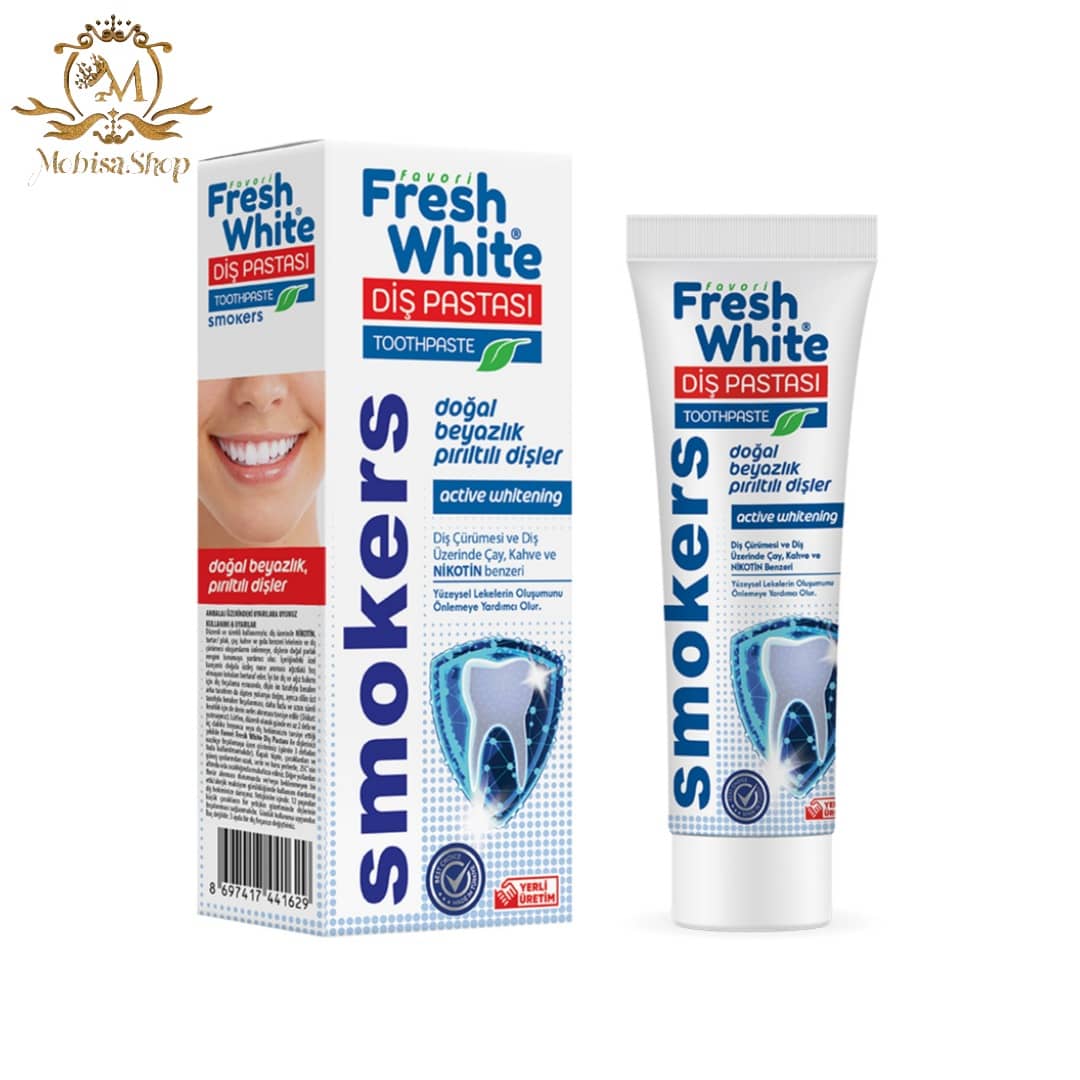 خمیر دندان فریش وایت Fresh White اسموکر 90 گرم