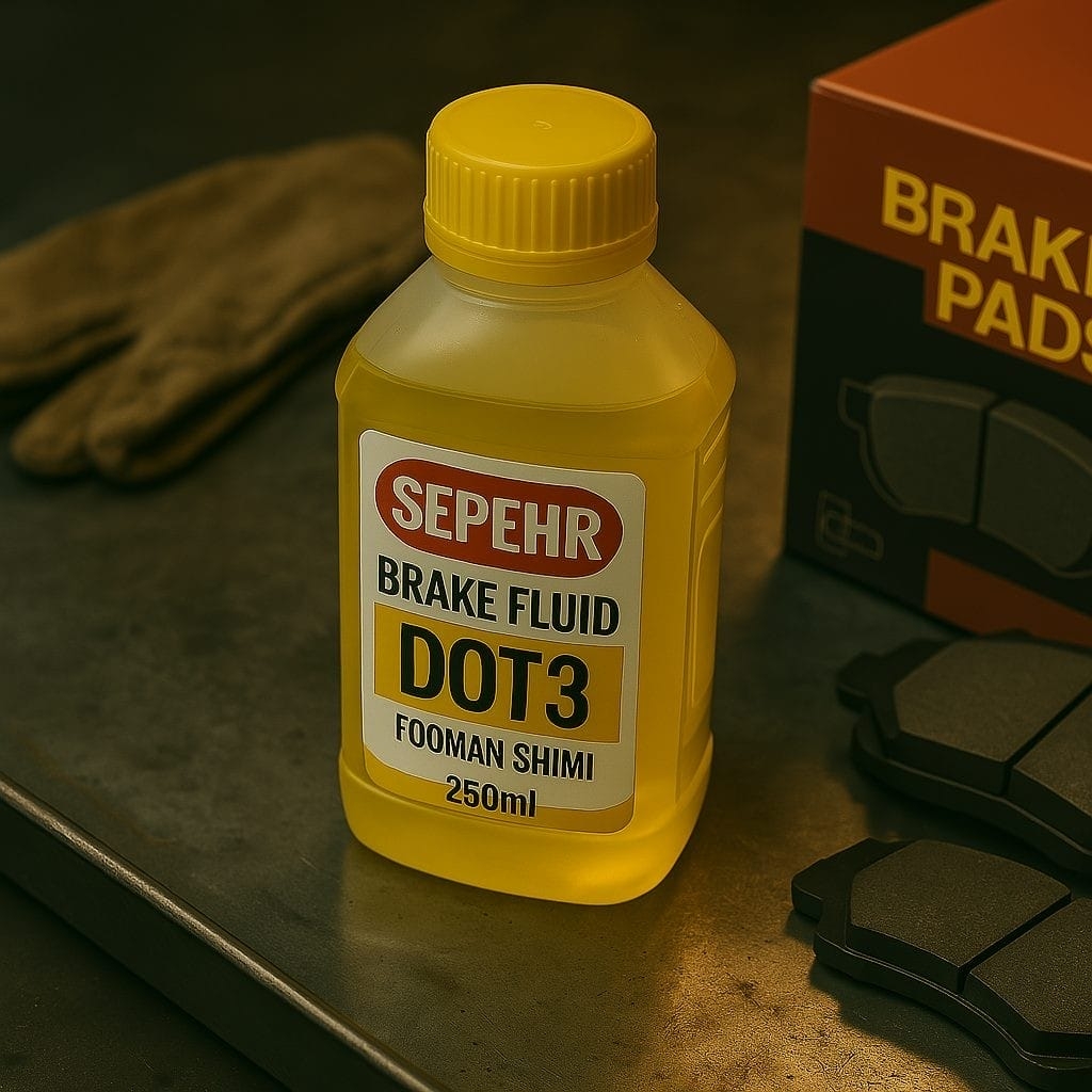 روغن ترمز سپهر (زرد) فومن شیمی DOT3 250ml