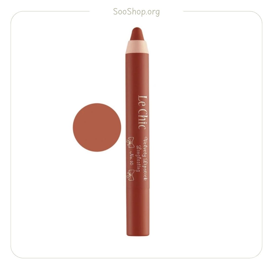 رژ لب مدادی لچیک شماره 10 | Le chic Lip Crayon No. 10