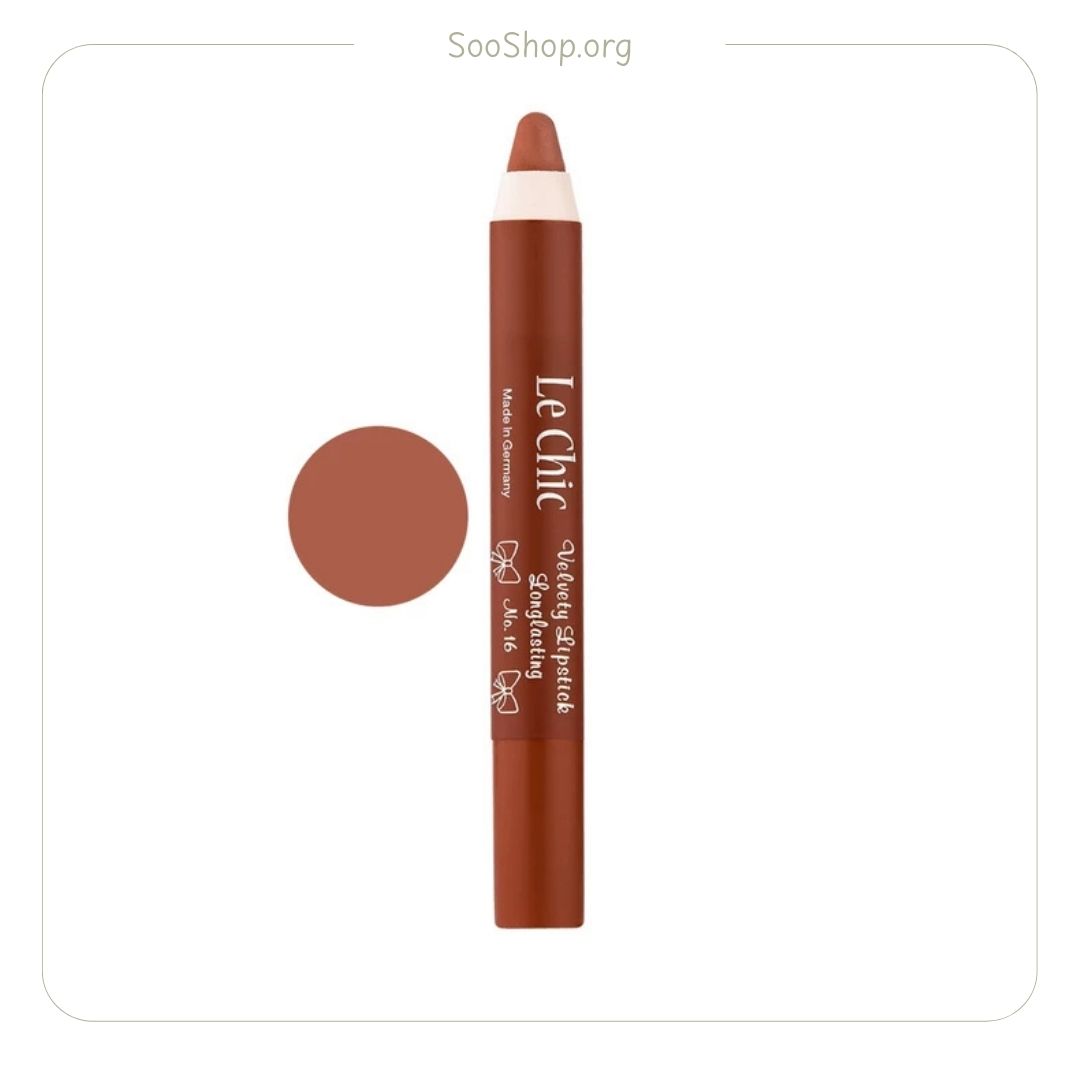 رژ لب مدادی لچیک شماره 16 | Le chic Lip Crayon No. 16
