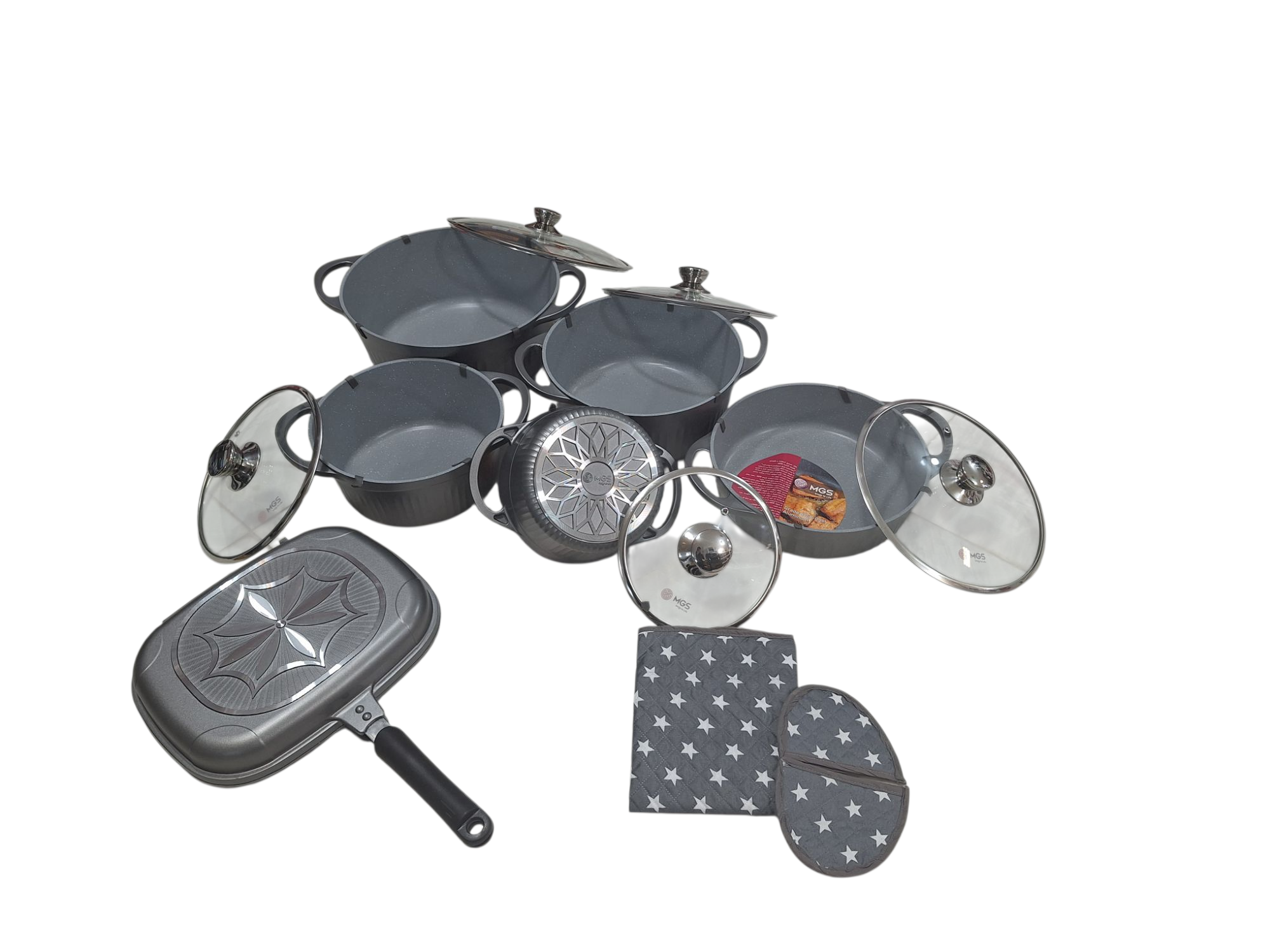 سرویس قابلمه ام جی اس 15 پ گرانیت طرح جرمنی D