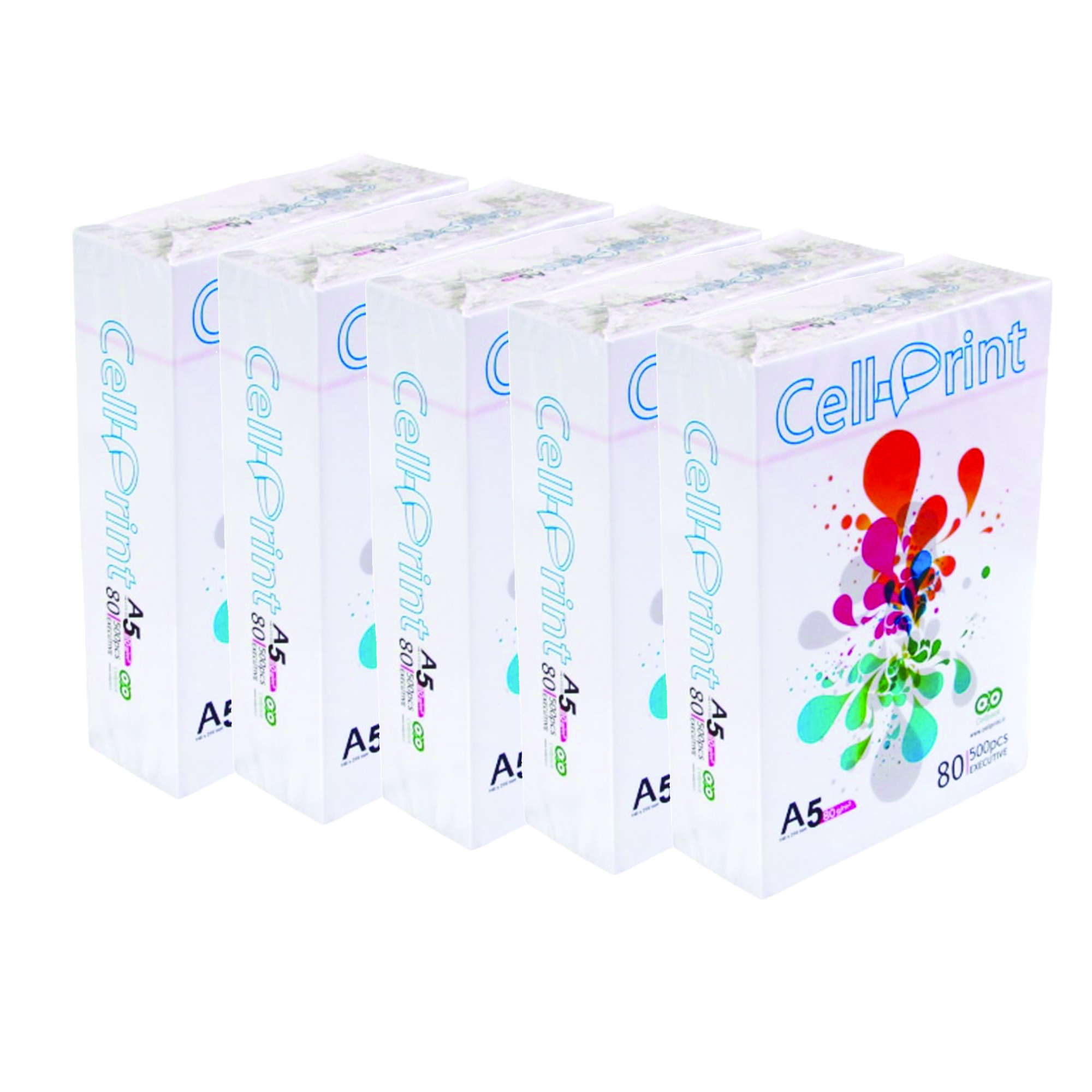 کاغد A5 سل پرینت مدل A55 بسته 5 عددی