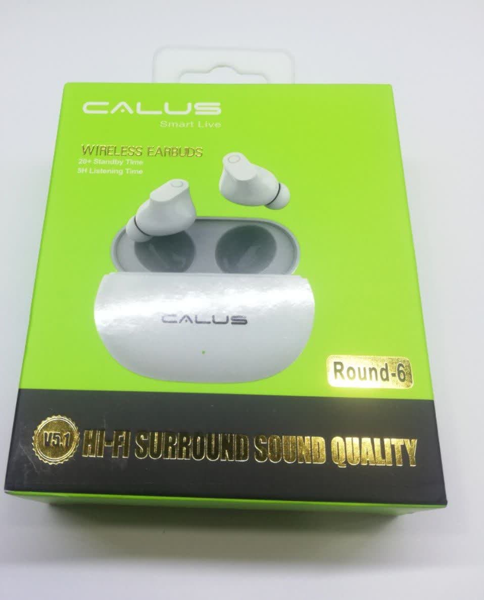هندزفری بلوتوث ایربادز CALUS مدل ROUND-6