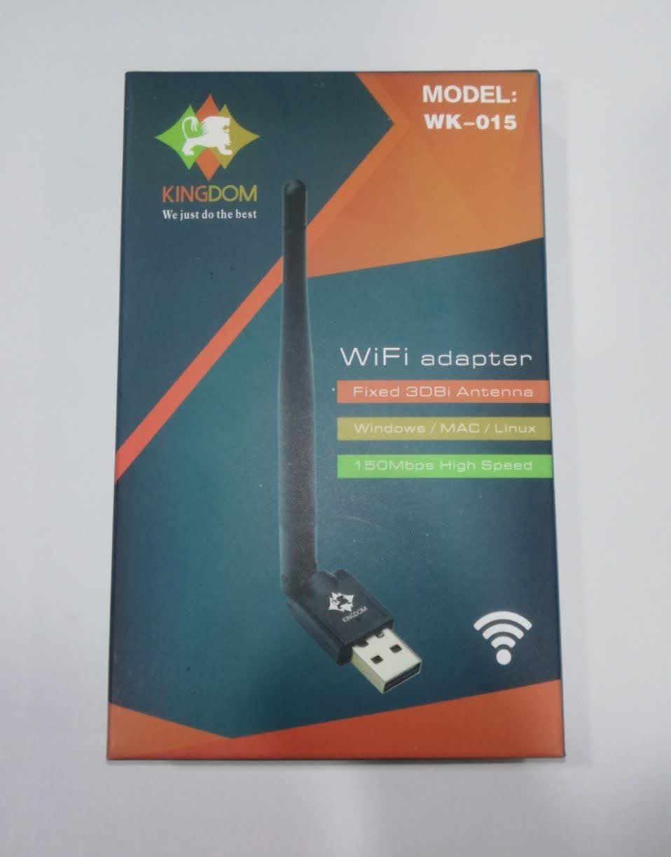 کارت شبکه USB  آنتن بلند  KINGDOM مدل WK-015