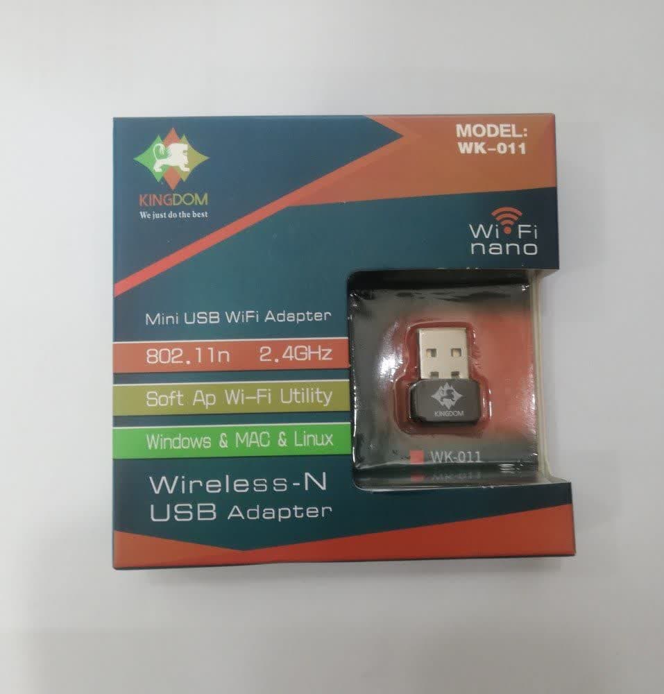 کارت شبکه USB بدون آنتن kingdom مدل WK-011