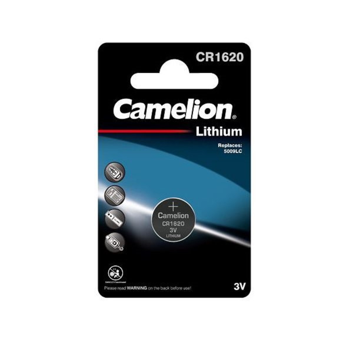 باتری کاملیون 1620 تک پک  CR1620-BP1