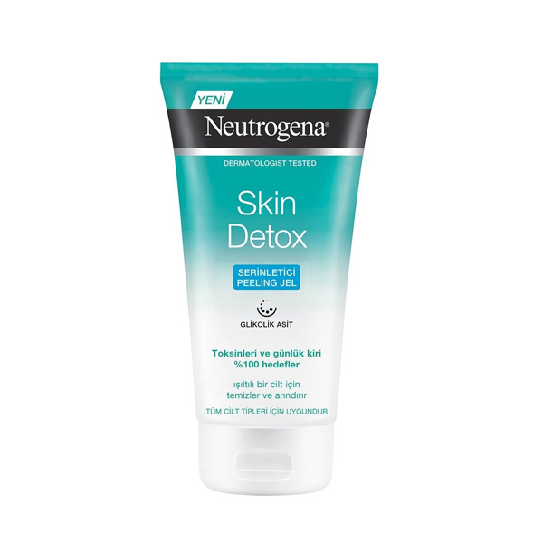 ژل اسکراب خنک کننده صورت نوتروژینا مدل Skin detox حجم 150 میلی لیتر