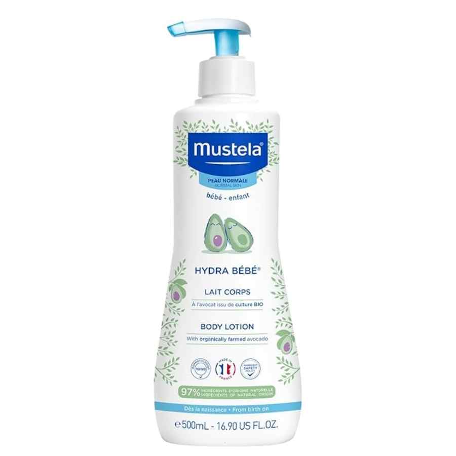لوسیون بدن هیدرا ب ب Mustela ماستلا 97 درصد ارگانیک حجم 300 میل