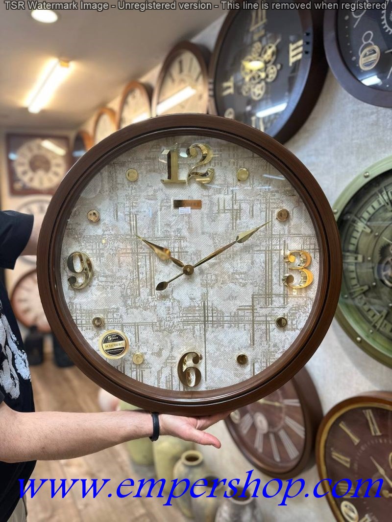 ساعت دیواری 6452 چوبی - برند شوبرت