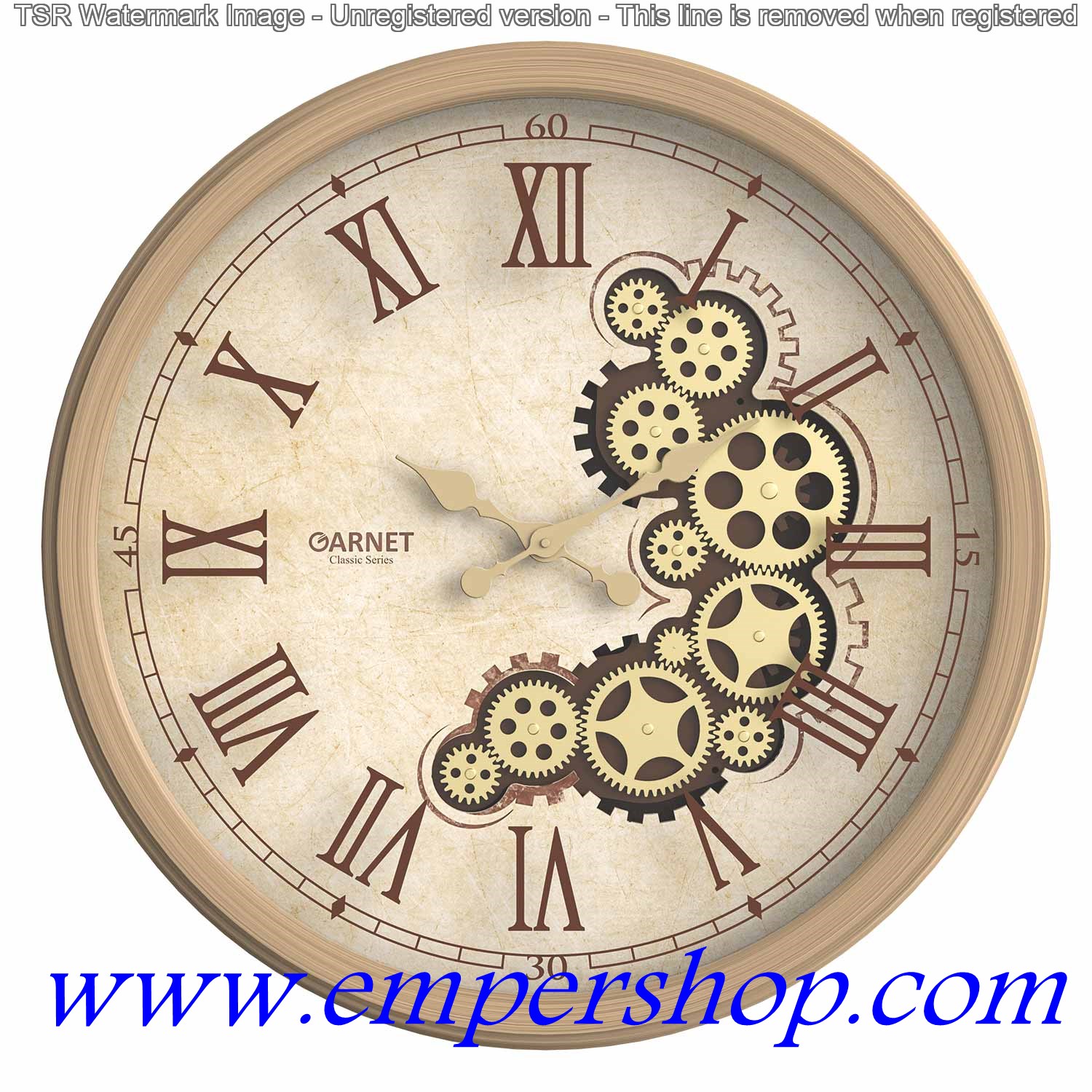 ساعت دیواری5258A چرخ دنده برند گارنت