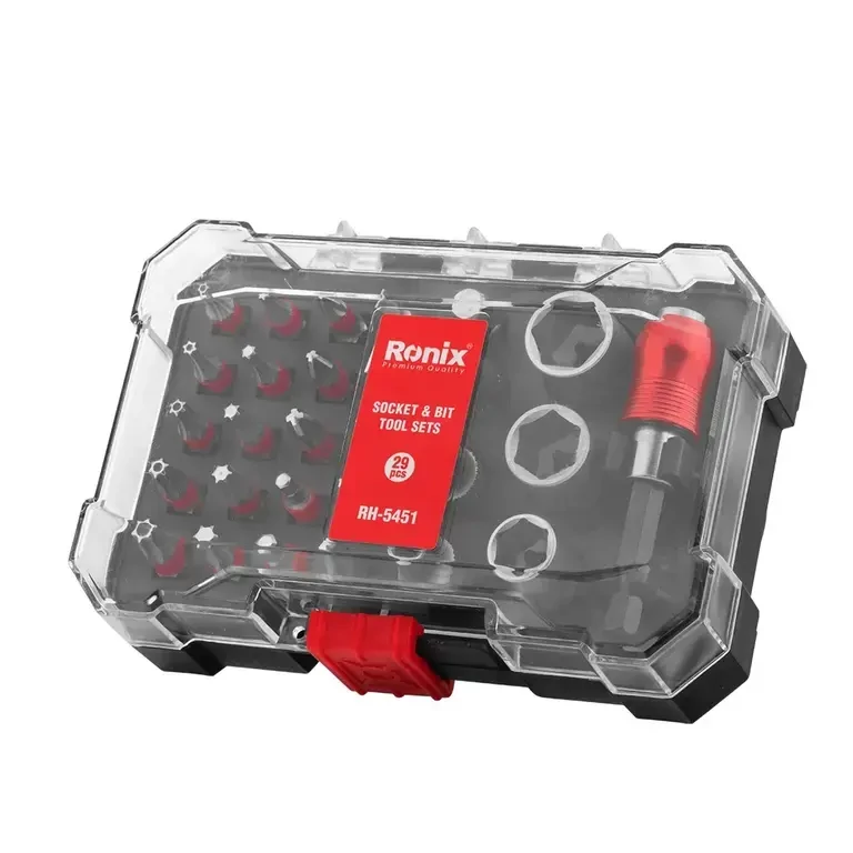 ست سری پیچ گوشتی و سری بکس رونیکس 29 عددی مدل Ronix RH-5451