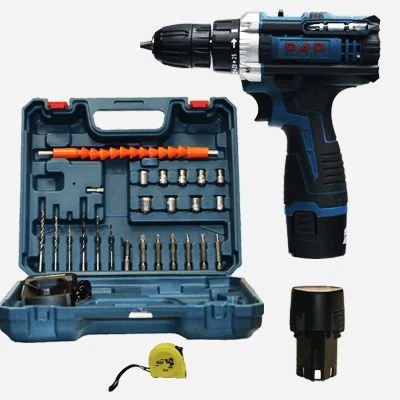 دریل پیچ گوشتی شارژی 12 ولت پی ای پی مدل 1225 با لوازم