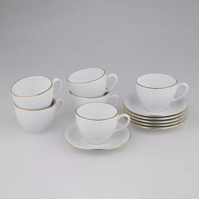 سرویس چای خوری لب طلا چینی مقصود