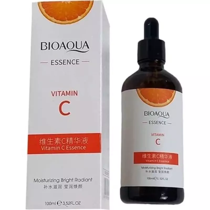 سرم ویتامین cبیوآکوا،حجم 100میل،تحریک کلاژن و رفع چین و چروک،حاوی ویتامین c