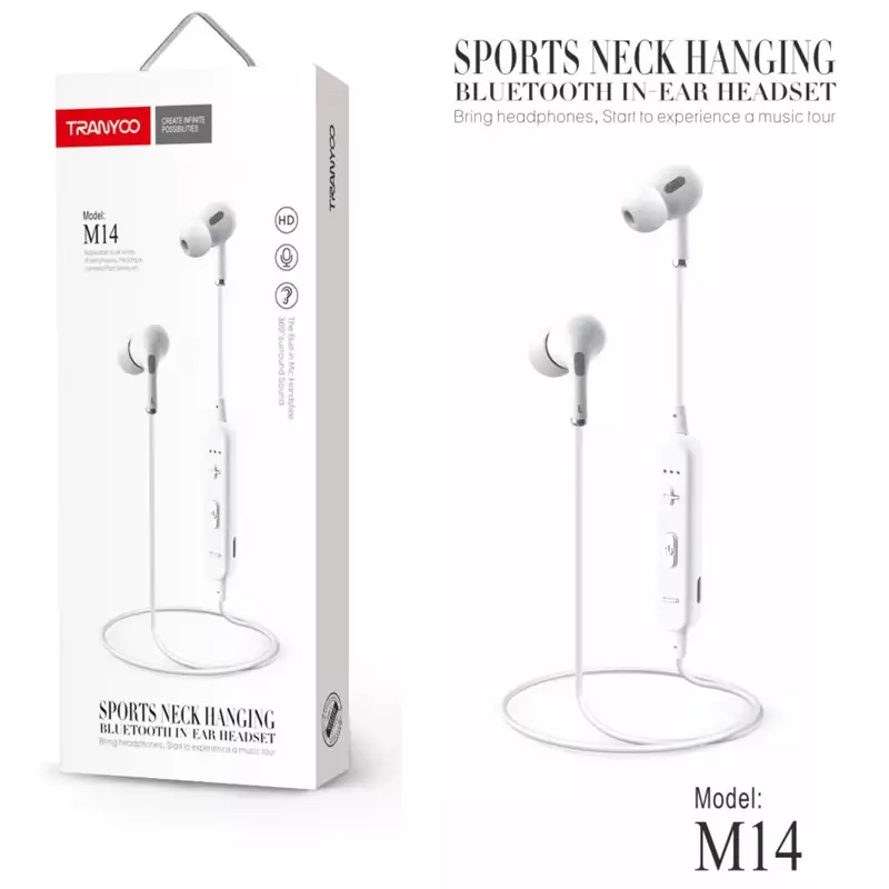هندزفری بلوتوث گردنی ترانیو مدل M14