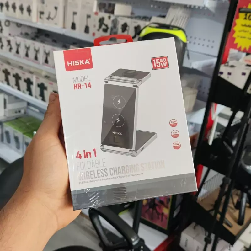 شارژر بی سیم هیسکا مدل HR-14