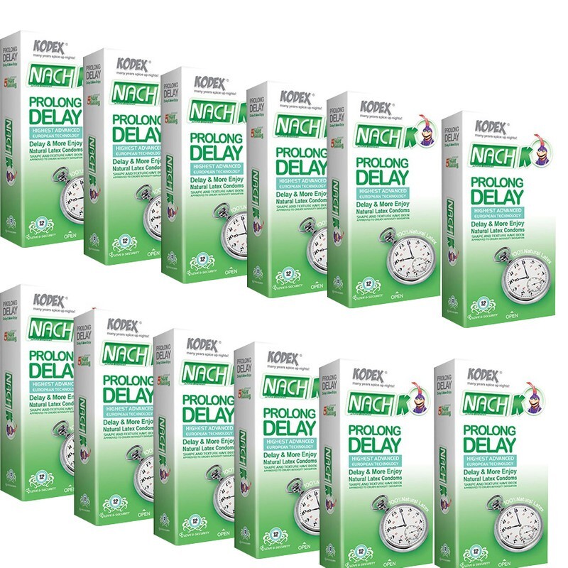 کاندوم با وقفه طولانی مدت(12عددی) Prolong Delay 7007