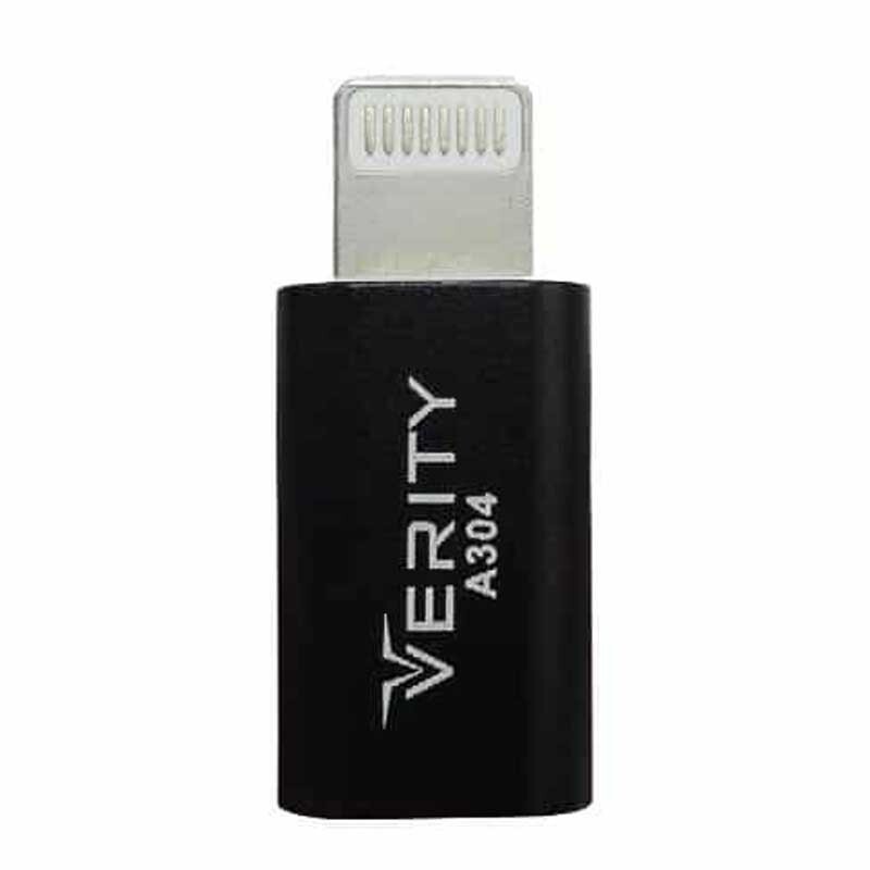 مبدل میکرو (micro USB) به لایتنینگ وریتی مدل A304