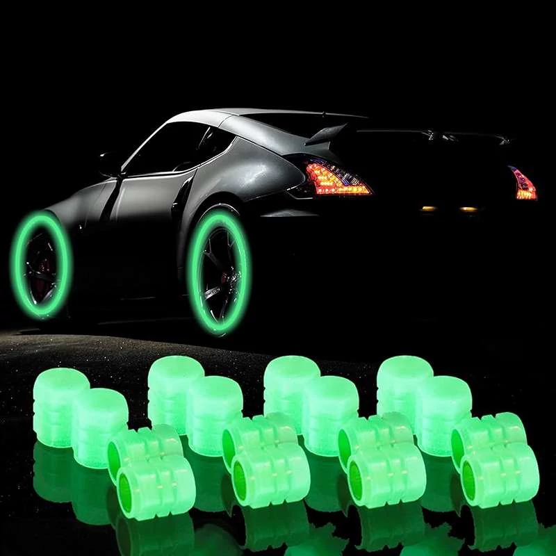 سر والف شبرنگ نورانی رینگ و لاستیک ماشین و موتور 4عددی 