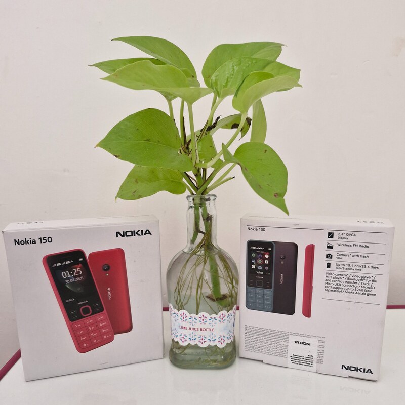 گوشی نوکیا 150Nokia 150 Dual SIM  نسخه 2020 قدیم ویتنام.گارانتی 18 ماهه.ریجستری با کد فعالسازی . دو سیم کارت فعال 