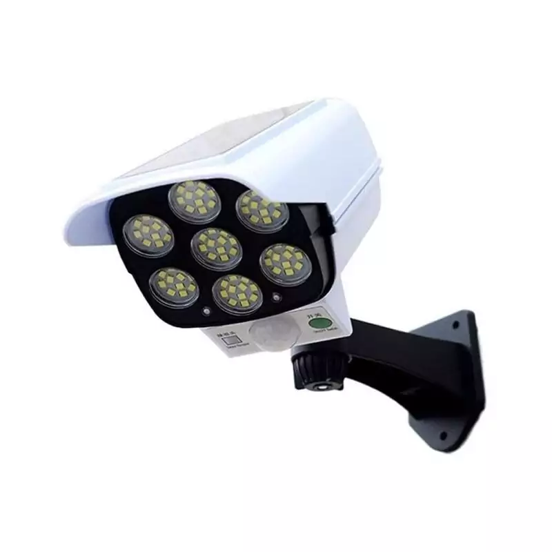 ماکت دوربین دارای پنل خورشیدی کنترل دار دارای حس گر