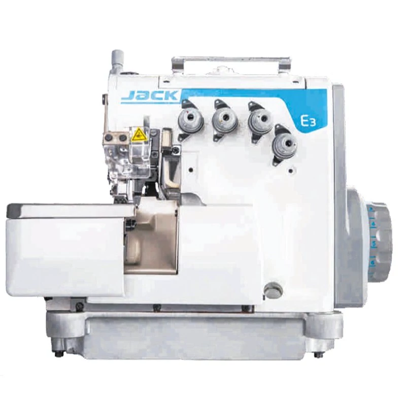 چرخ خیاطی سردوز پنج نخ جک مدلE3-5با میز وپایه