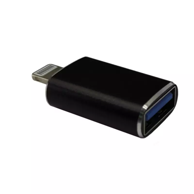 مبدل USB به لایتنینگ مدل JH049،او تی جی لایتنینگ OTG،پشتیبانی از هاب USB،کیفیت فوق العاده عالی،(تبدیل otg آیفون)