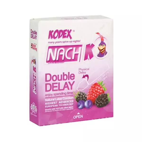 مجموعه سه بسته کاندوم دبل دیلی کدکس با رایحه توت فرنگی
