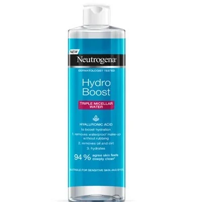 میسلار واتر هیدروبوست نیتروزنا  (نوتروزینا) پاک کننده آرایش صورت مدل hydro Boost حجم 400 میلی لیتر