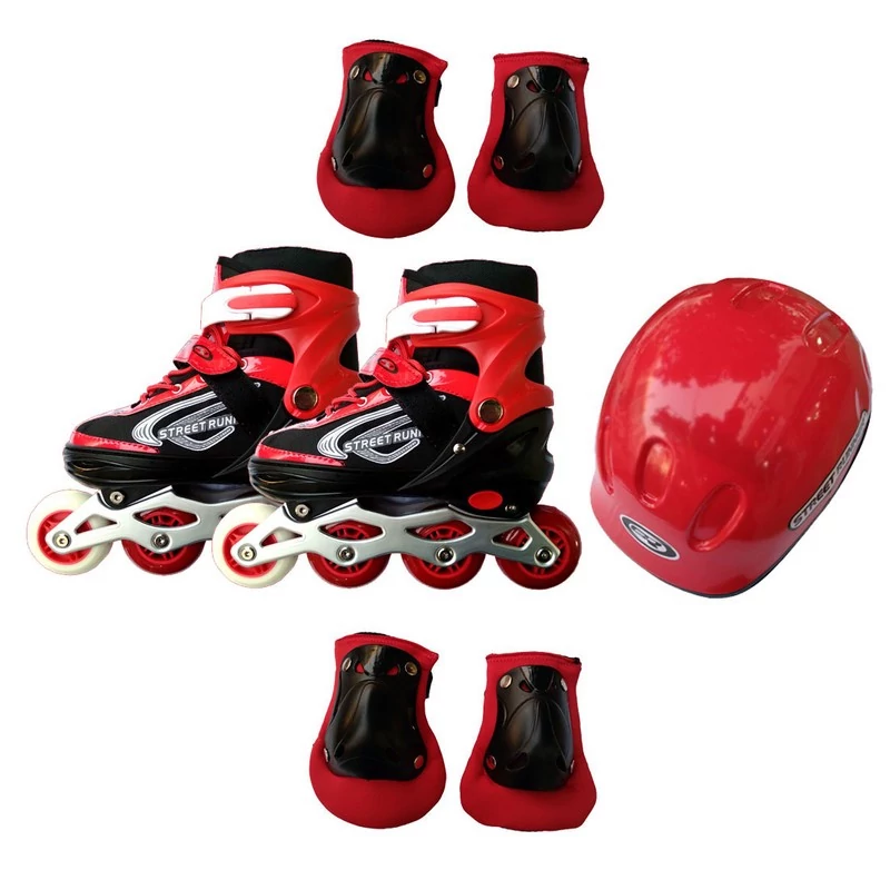 اسکیت کفشی استریت رانر مدل 002 به همراه کلاه و لوازم ایمنی اسکیتمدل 1