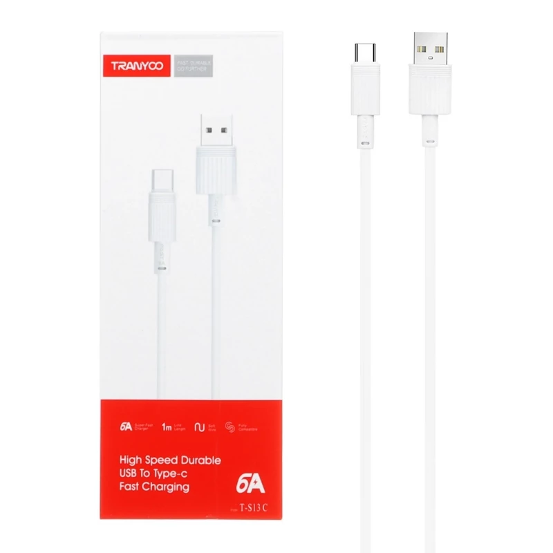 Tranyoo s13 کابل شارژ فست شارژ