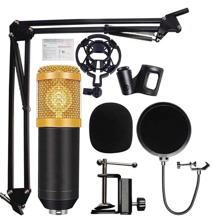 میکروفون استدیویی مدل BM800باکارت صدای v8