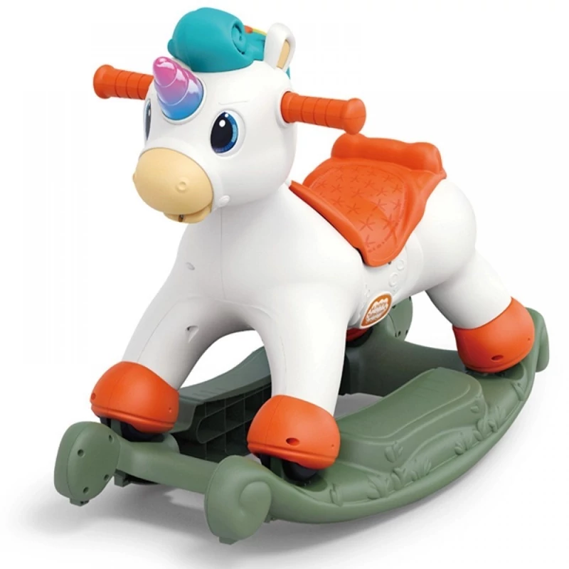 راکر یونیکورن موزیکال 3 کاره هولی تویز مدل Hola Toys HE898800