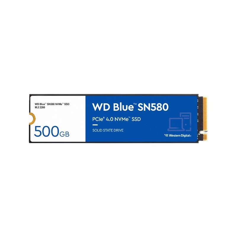 حافظه اس اس دی اینترنال وسترن دیجیتال مدل SSD WD Blue SN580 M.2 Nvme ظرفیت 500 گیگابایت