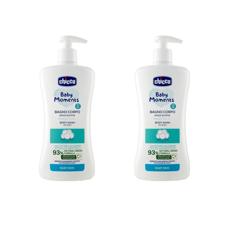 شامپو بدن کودک چیکو مدل Tenderness حجم 500 میلی لیتر بسته 2 عددی