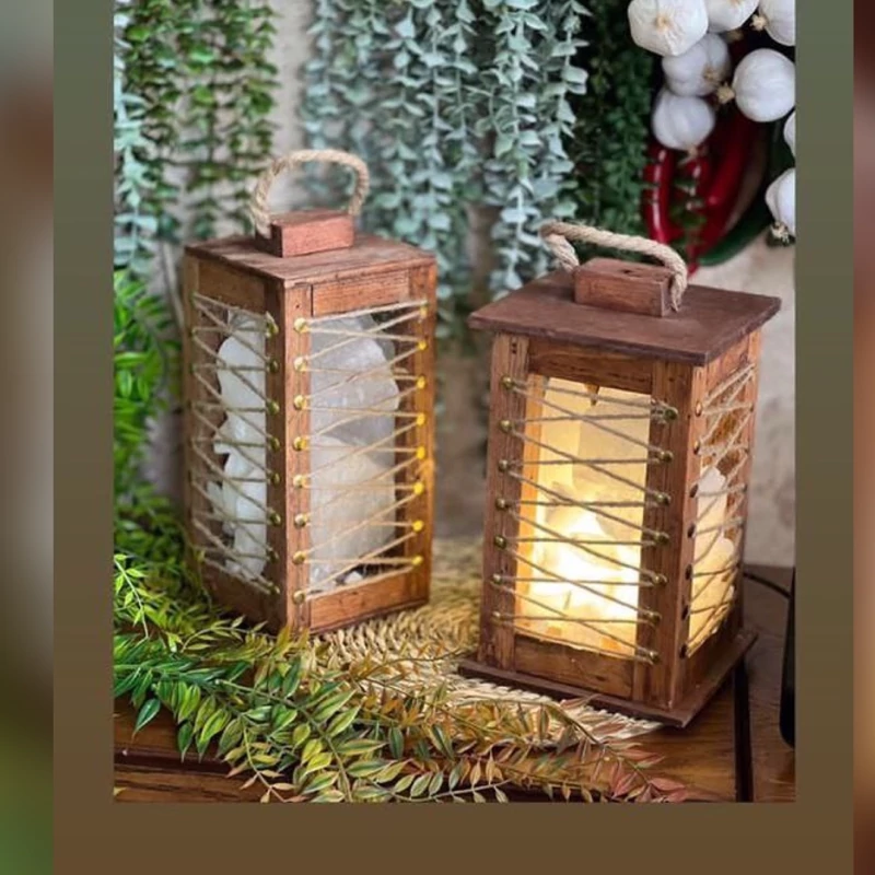 آباژور مدل فانوس سنگ نمک