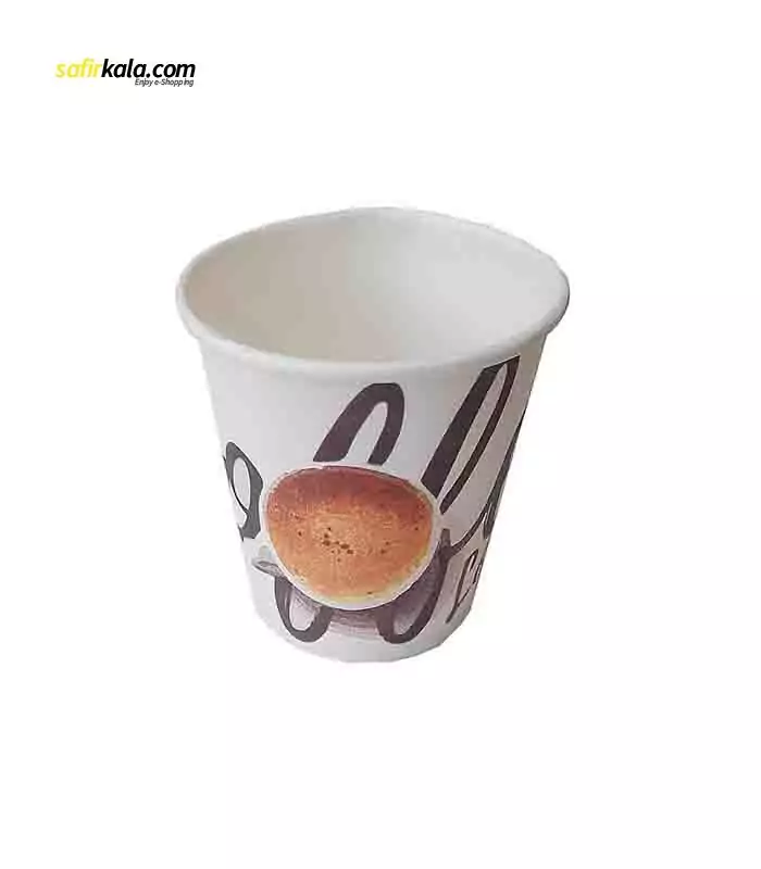 شات کاغذی قهوه تک بسته 50 عددی