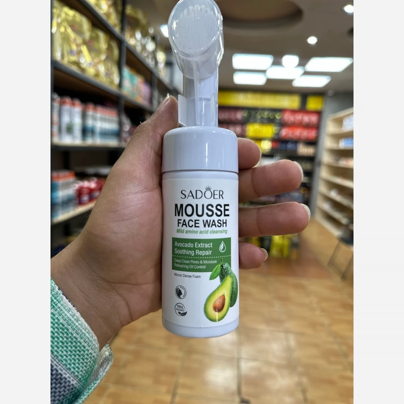 فوم براش دار اووکادو سادور 120 میل شستشو صورت آووکادو