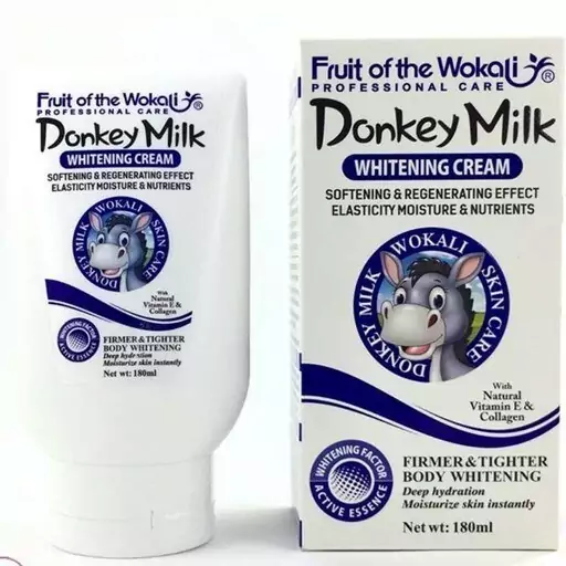 کرم شیر الاغ و کالی سفیدکننده فوری