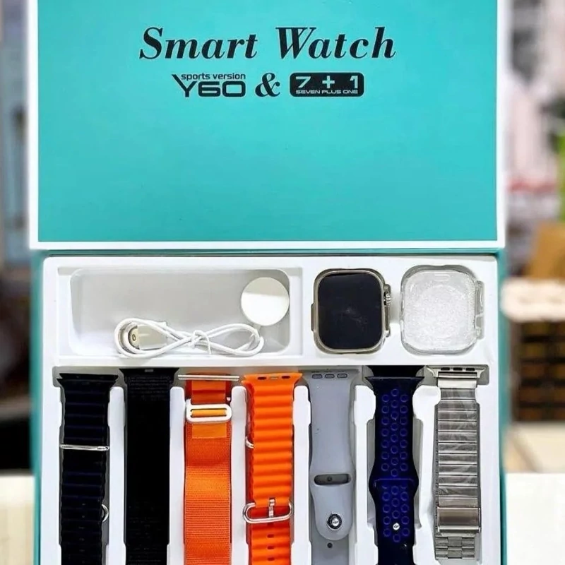 ساعت هوشمند مدل Y60 دارای 7 بند متنوع ا Y60 model smart watch