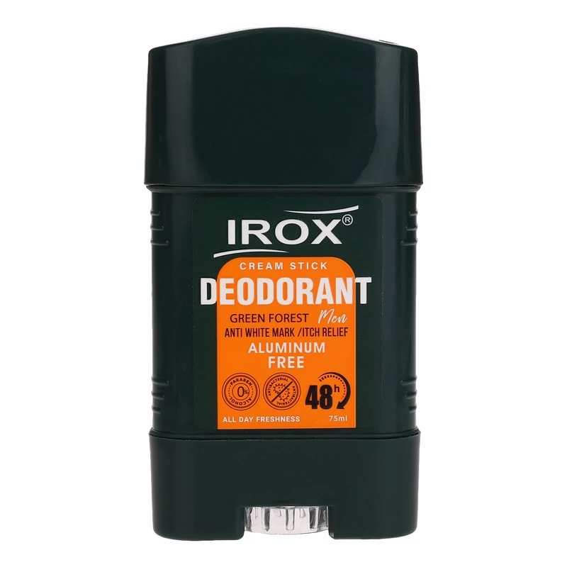 دئودورانت مردانه ایروکس مدل Green Forest حجم 75 میلیلیتر