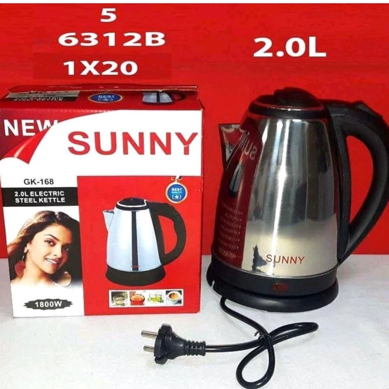 کتری برقی استیل سانی  2 لیتری داری قطع کن خودکار 